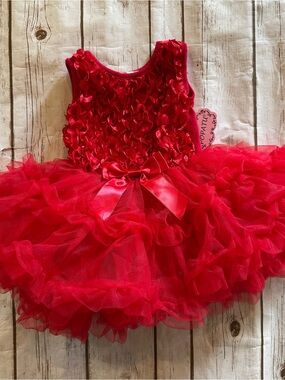 Popatu red dress nwt 24m